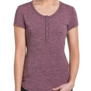 Kuhl Womens Svenna Short Sleeve Shirt Lunar Dust XL